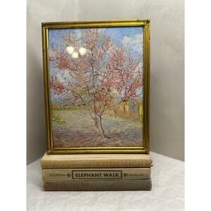 Vintage Art Deco Stamped Brass 8x10 Frame with Corner Detail